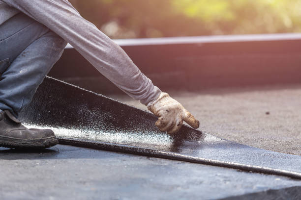 Professional Waterproofing technician working in Hampton, MN